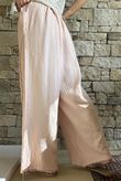 Rustic Nature Bubble Cotton Split Kick Pant Washed Peachy Nude